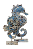 Caballito de Mar de Hierro - #pino_y_jacaranda#
