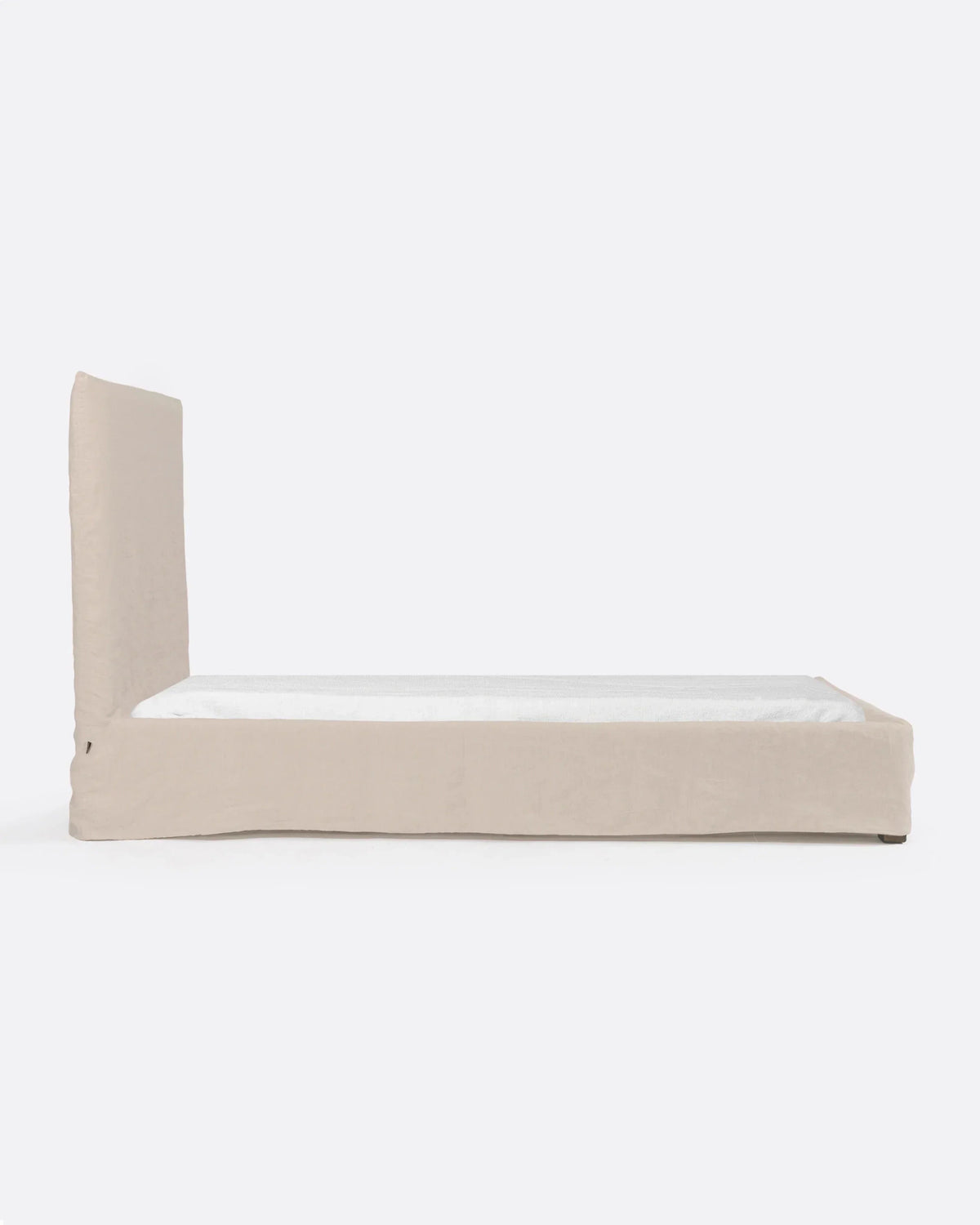 Cama con funda de lino Beethoven