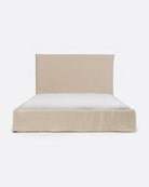 Cama con funda de lino Beethoven