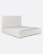 Cama con funda de lino Beethoven