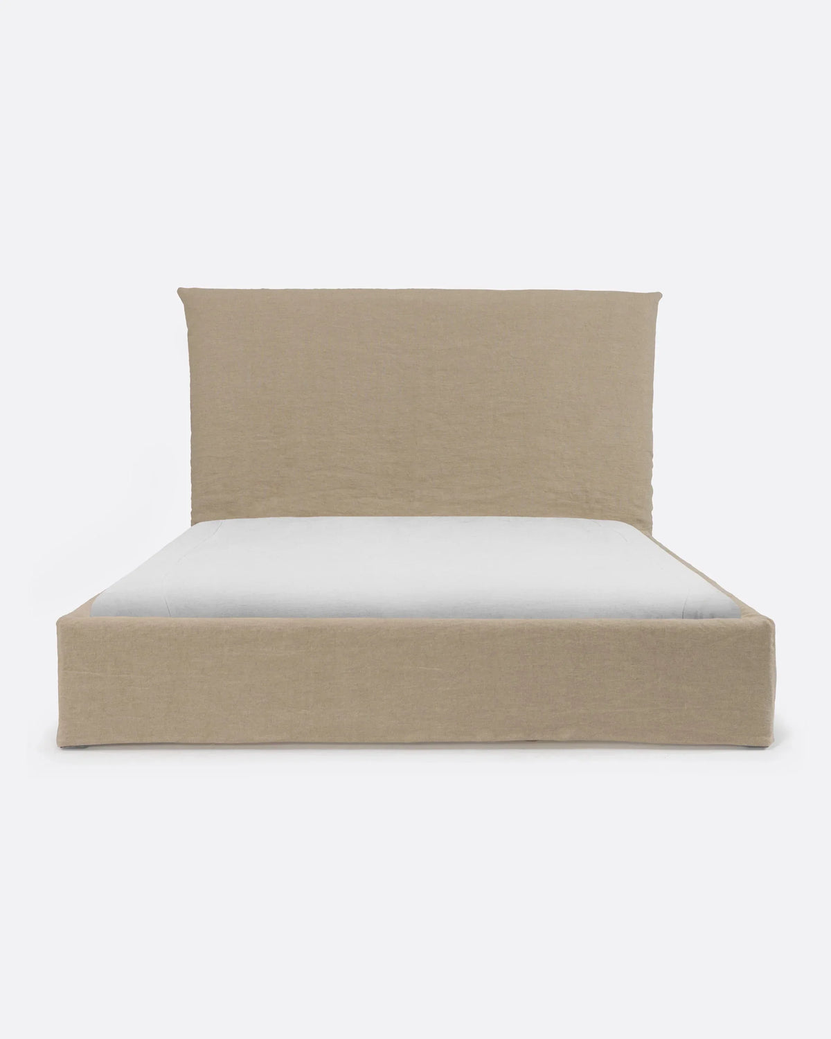 Cama con funda de lino Beethoven
