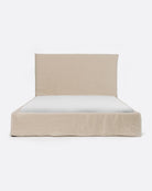 Cama con funda de lino Beethoven
