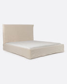 Cama con funda de lino Beethoven