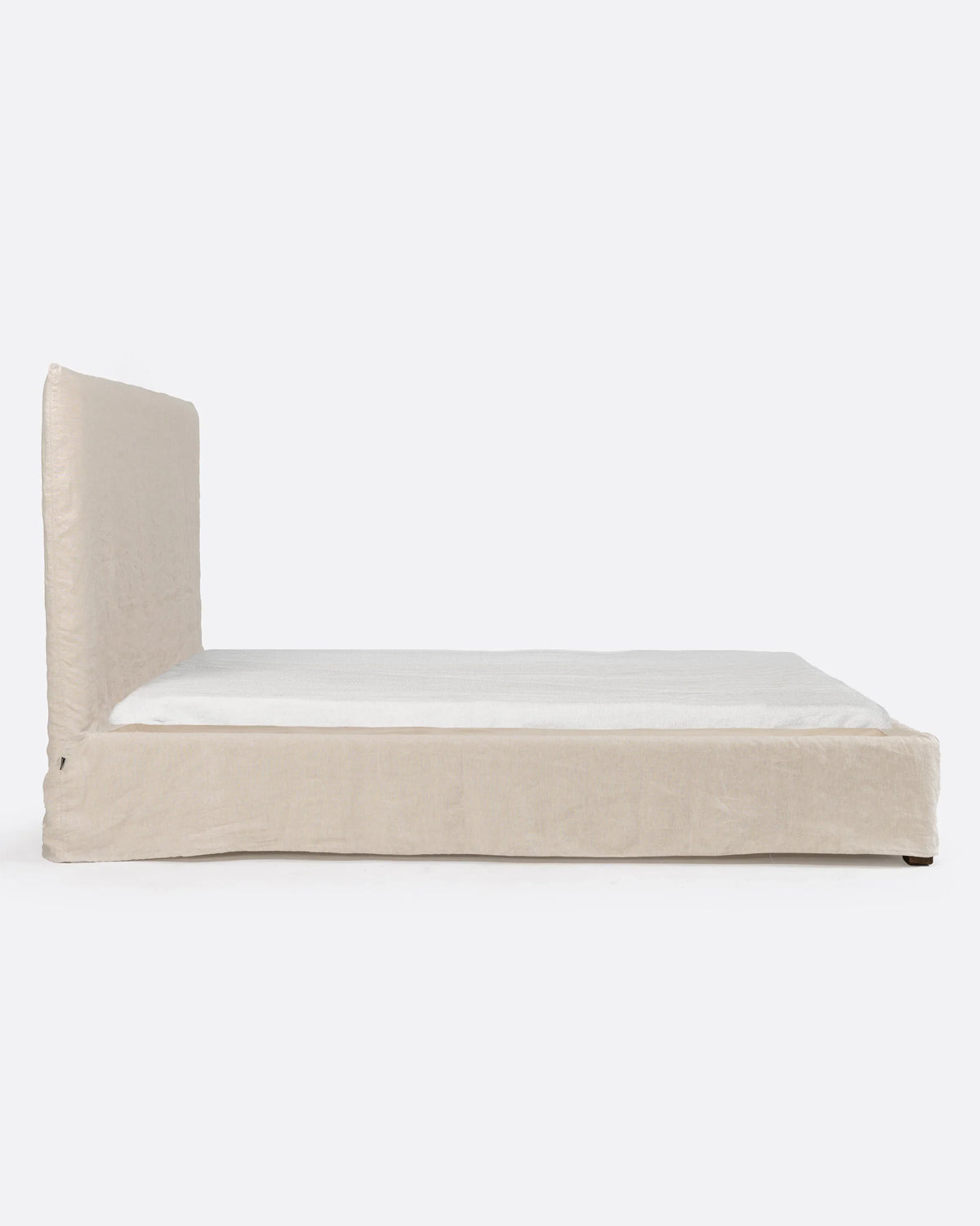 Cama con funda de lino Beethoven