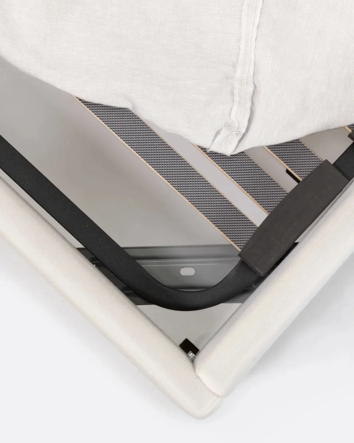 Cama con funda de lino Beethoven