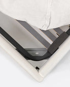 Cama con funda de lino Beethoven