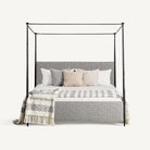 Cama de hierro con dosel Varques