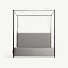 Cama de hierro con dosel Varques