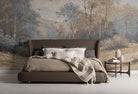 Cama de piel marrón Biniparratx