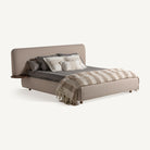 Cama tapizada en lino Morell