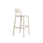 Taburete alto de resina Cassia Nardi – Crema