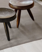 Alfombra rectangular de lana Castor