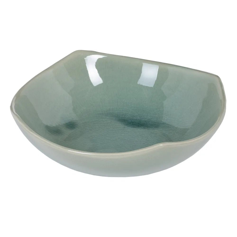 Centro de Mesa de Cerámica Azul - pino_y_jacaranda