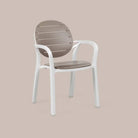 Sillón apilable de resina Palma Nardi