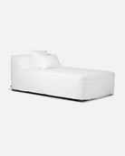Chaise longue con funda de lino Strozzi