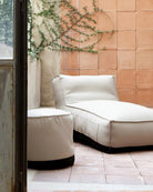 Chaise longue de exterior de olefina Caccini