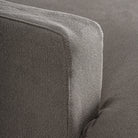 Chaise longue de lino gris Mesquida