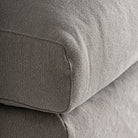 Chaise longue de lino gris Mesquida