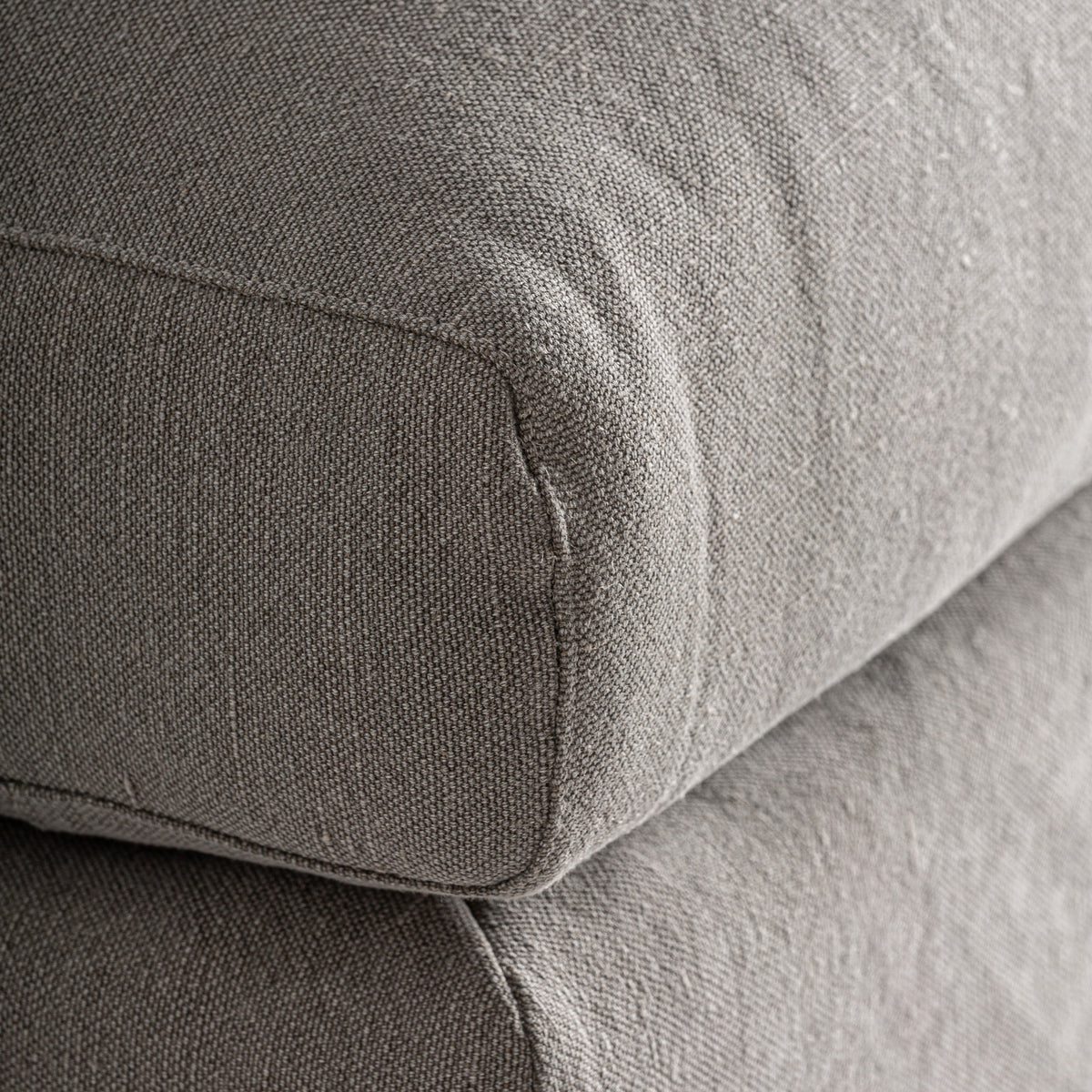 Chaise longue de lino gris Mesquida