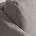 Chaise longue de lino gris Mesquida