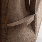 Chaise longue de mindi y lino crema Garrobo