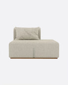 Chaise longue izquierda de olefina reciclada Nora