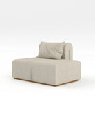 Chaise longue izquierda de olefina reciclada Nora