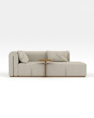 Chaise longue izquierda de olefina reciclada Nora