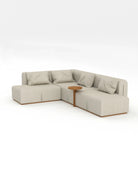Chaise longue izquierda de olefina reciclada Nora
