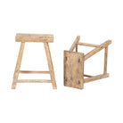 Set de 2 taburetes antiguos de olmo Peñaranda