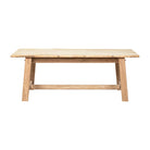 Mesa de comedor antigua natural de olmo 206 cm Luxin