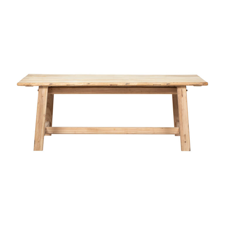Mesa de comedor antigua natural de olmo 206 cm Tamarisco
