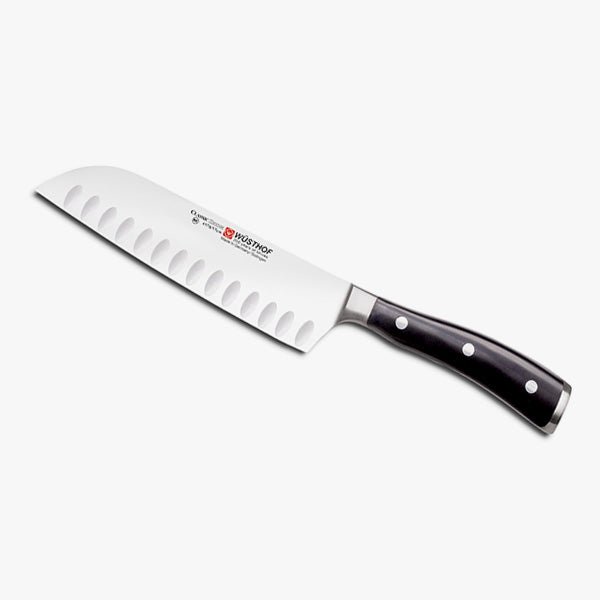 Classic Ikon Santoku 17cm Alveolado - #pino_y_jacaranda#