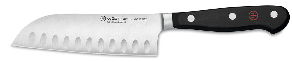 Classic Wüsthof Santoku Alveolado 14cm - pino_y_jacaranda