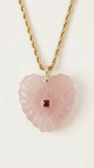 Collar de piedra natural Love Tallado