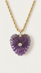 Collar de piedra natural Love Tallado
