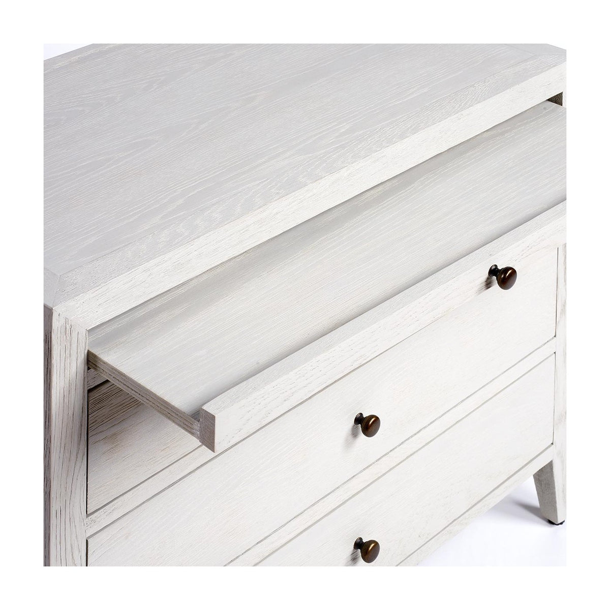 Cómoda blanco grisáceo con cajón bandeja Ferragudo