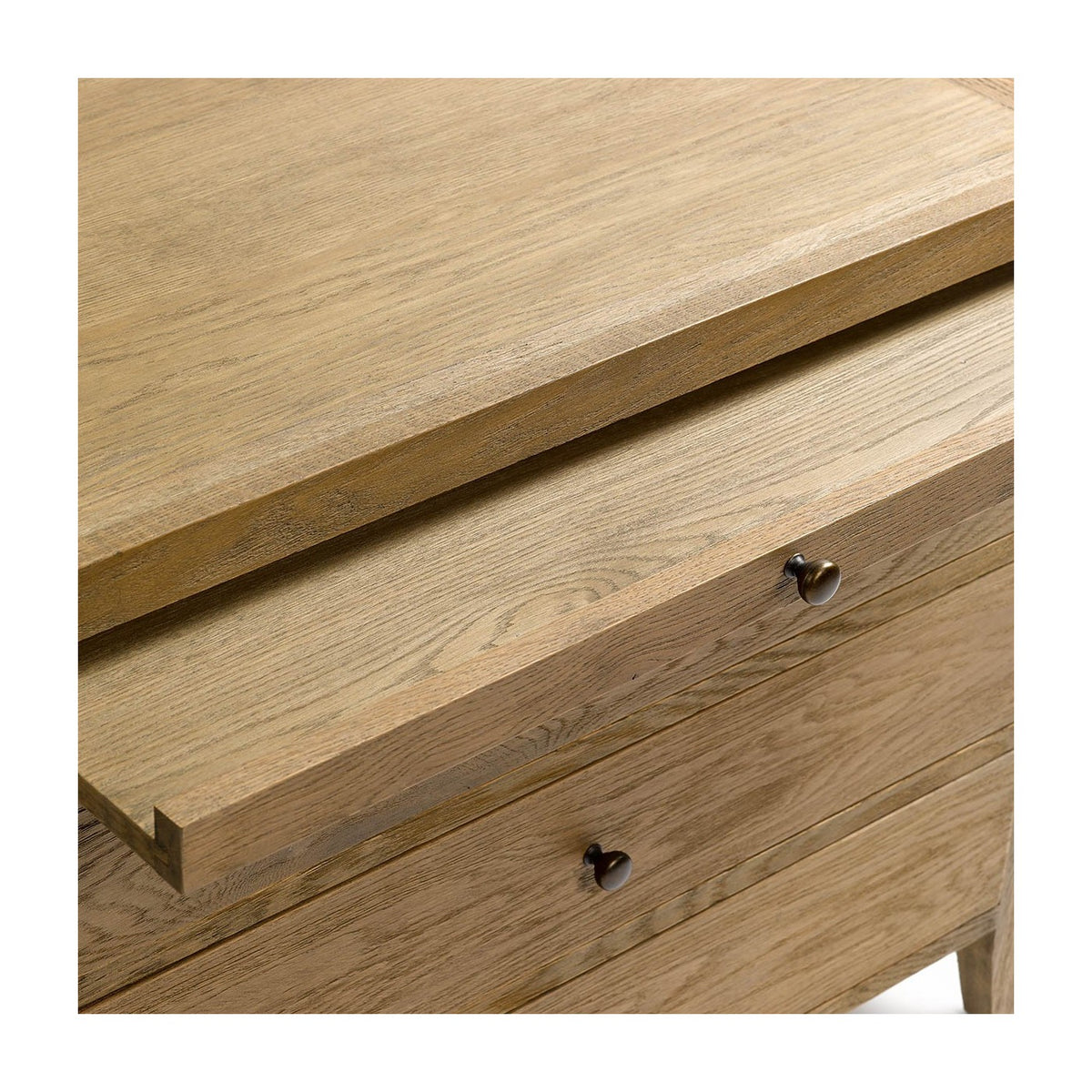 Cómoda de roble natural con cajón bandeja Cuevas del Becerro