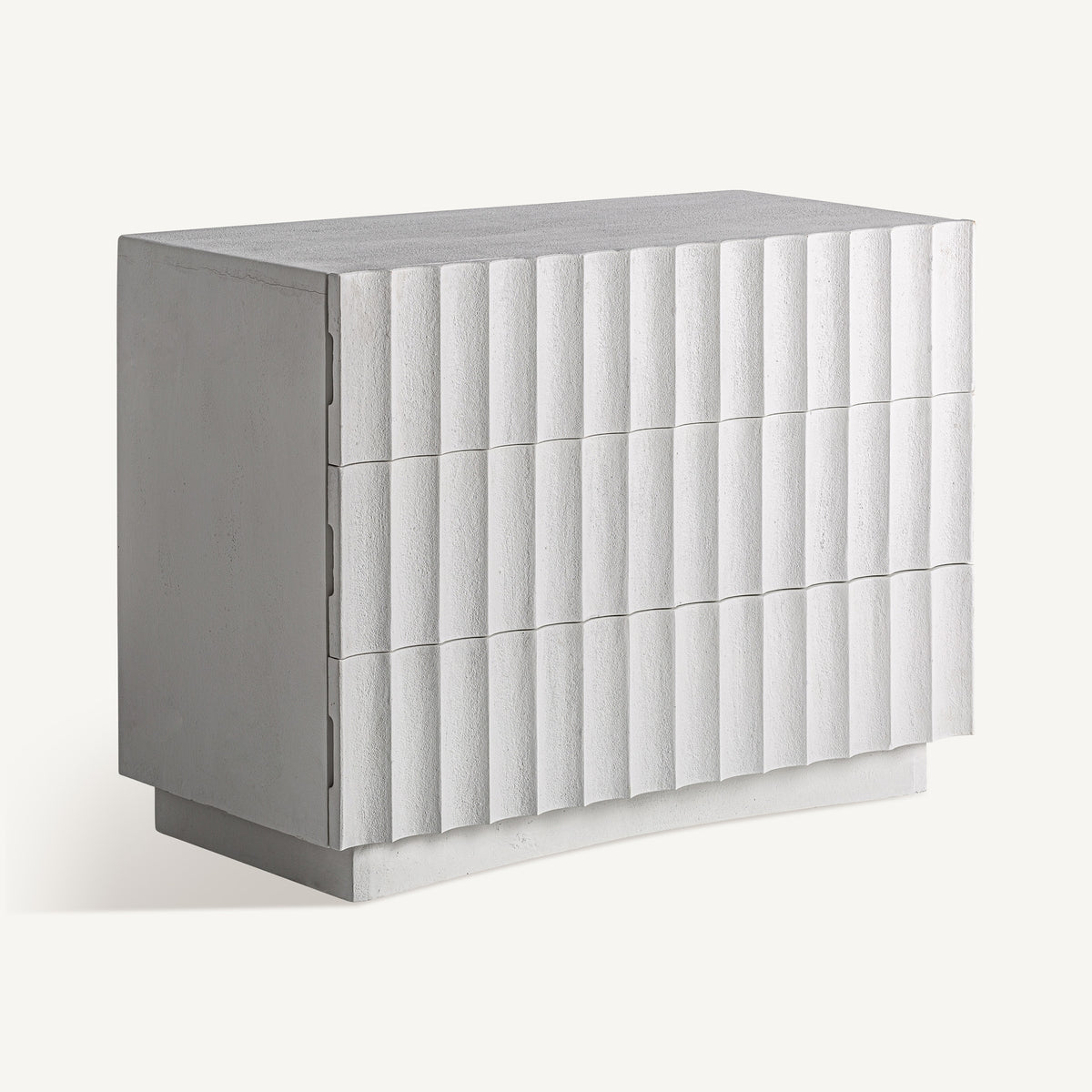 Cómoda de madera de mango blanca Ratjada