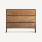 Cómoda de madera de mango y hierro Alaior