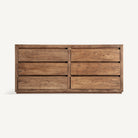 Cómoda de madera de olmo Mercadal grande
