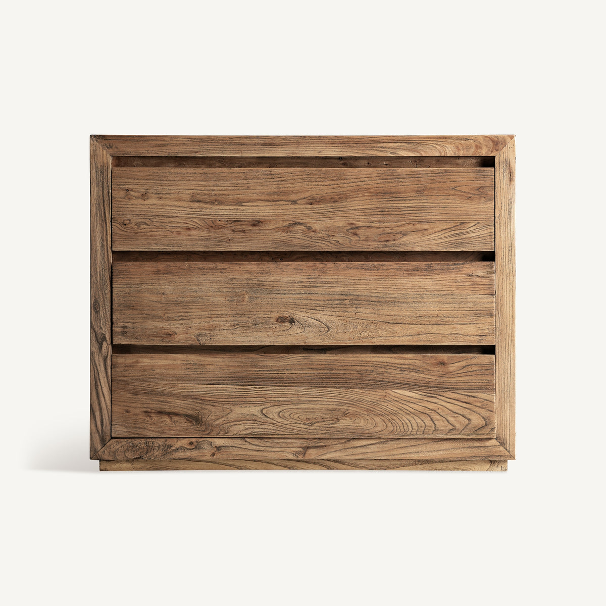 Cómoda de madera de olmo Mercadal pequeña