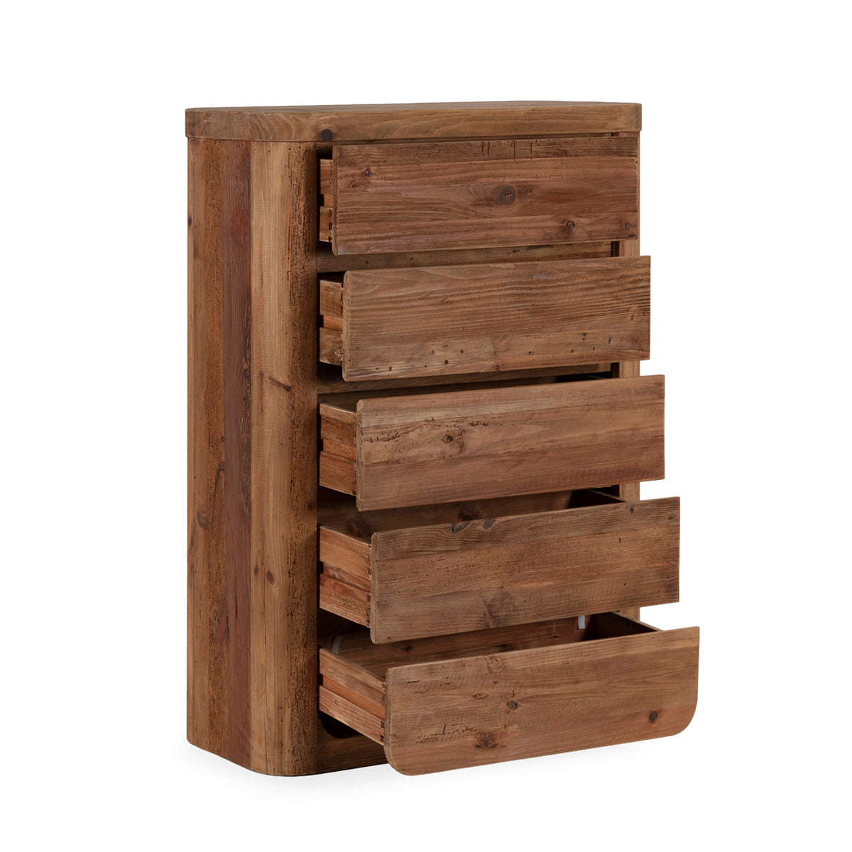 Cómoda de madera de pino recuperado Arteixo