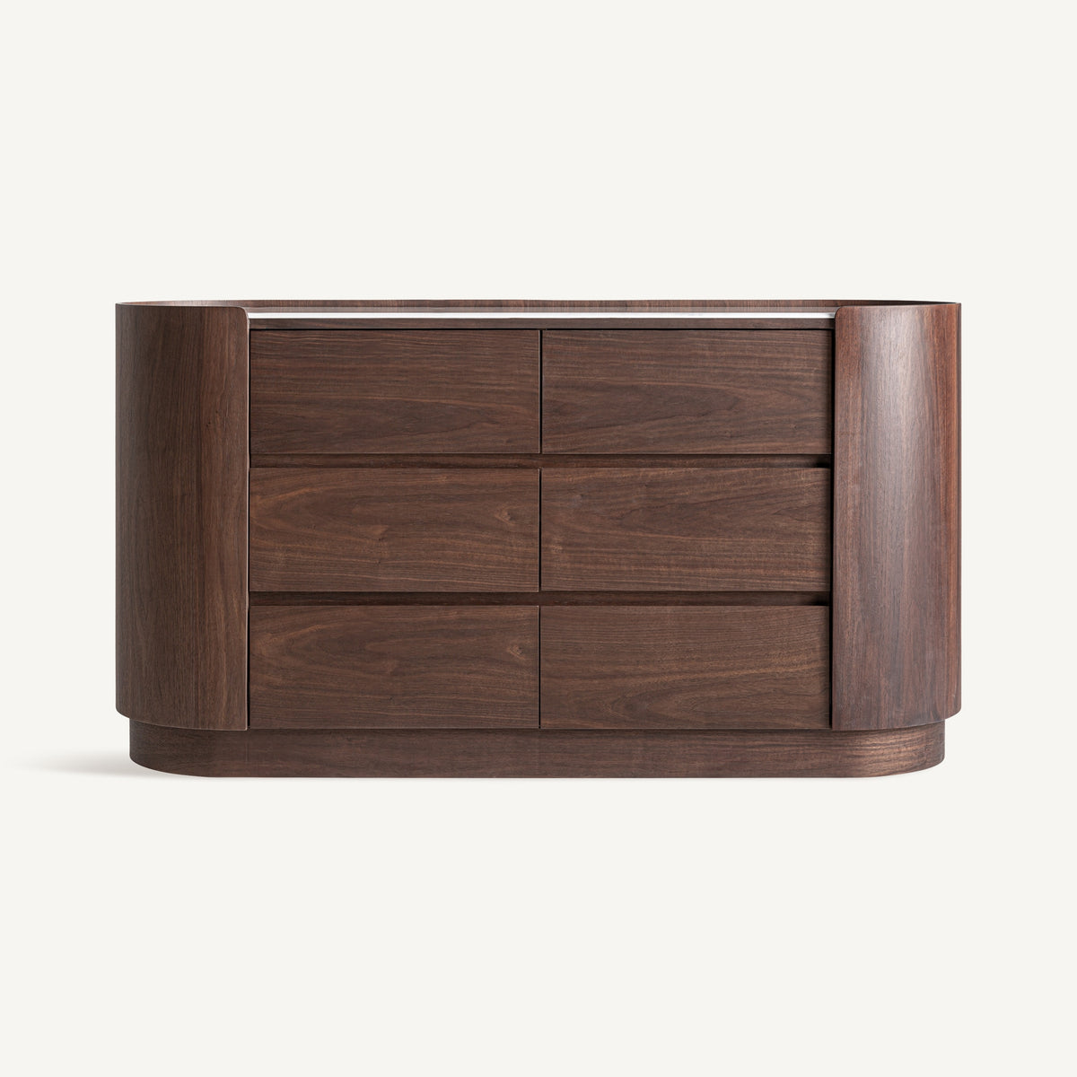 Cómoda de roble y piedra sinterizada Escorxada veteada