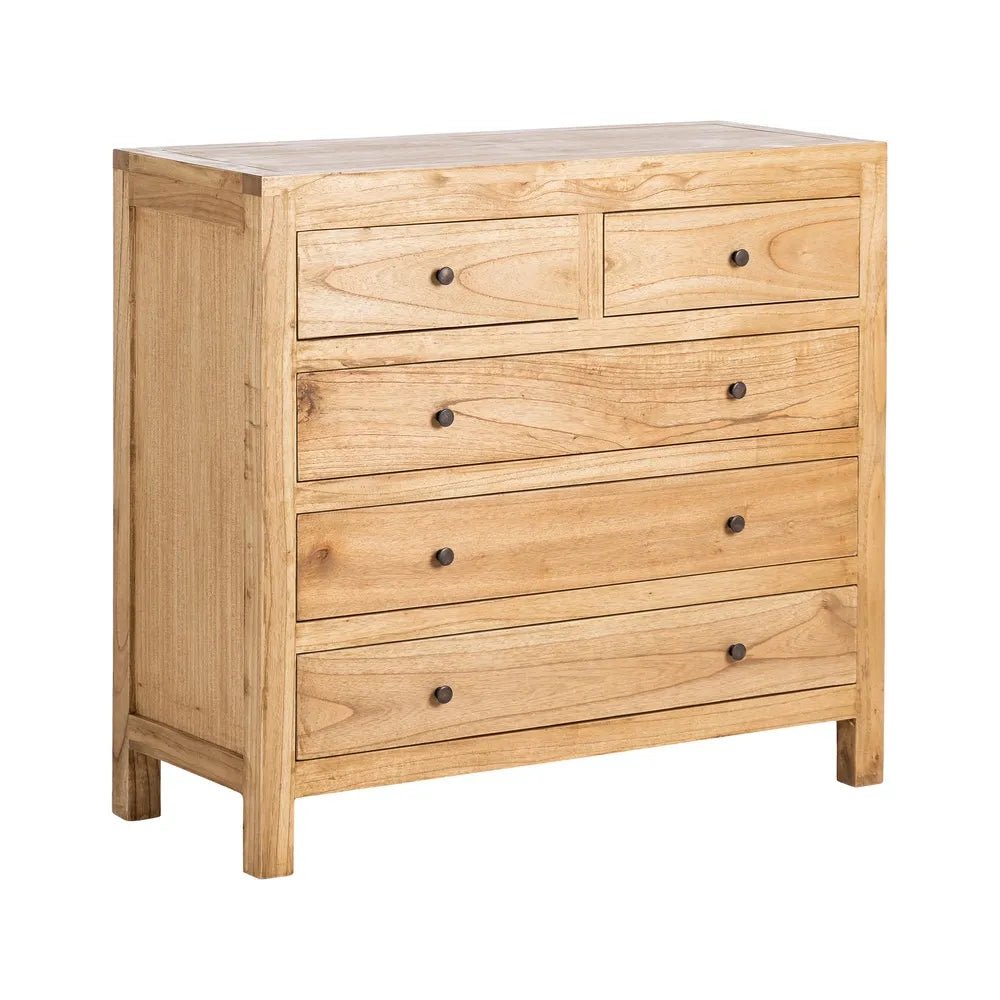 Cómoda Madera Natural Mindi 100 cm - pino_y_jacaranda