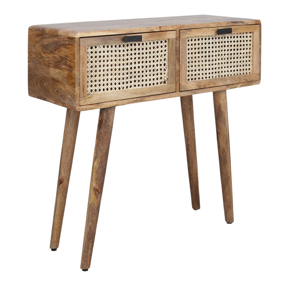 Consola con rejilla de ratán Rogelio