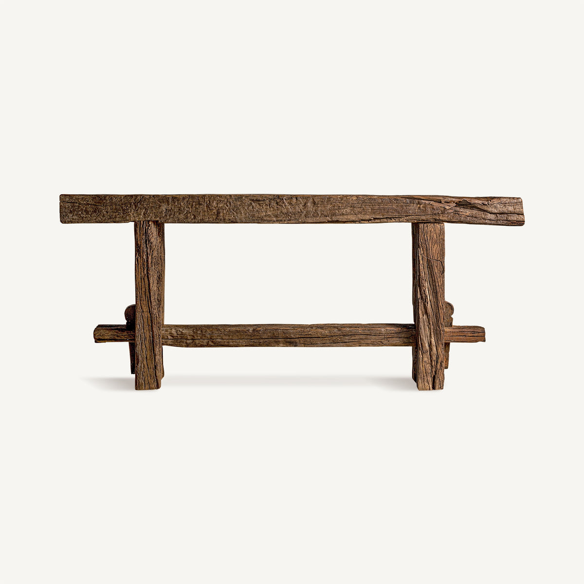 Consola de madera de mango reciclada Artà