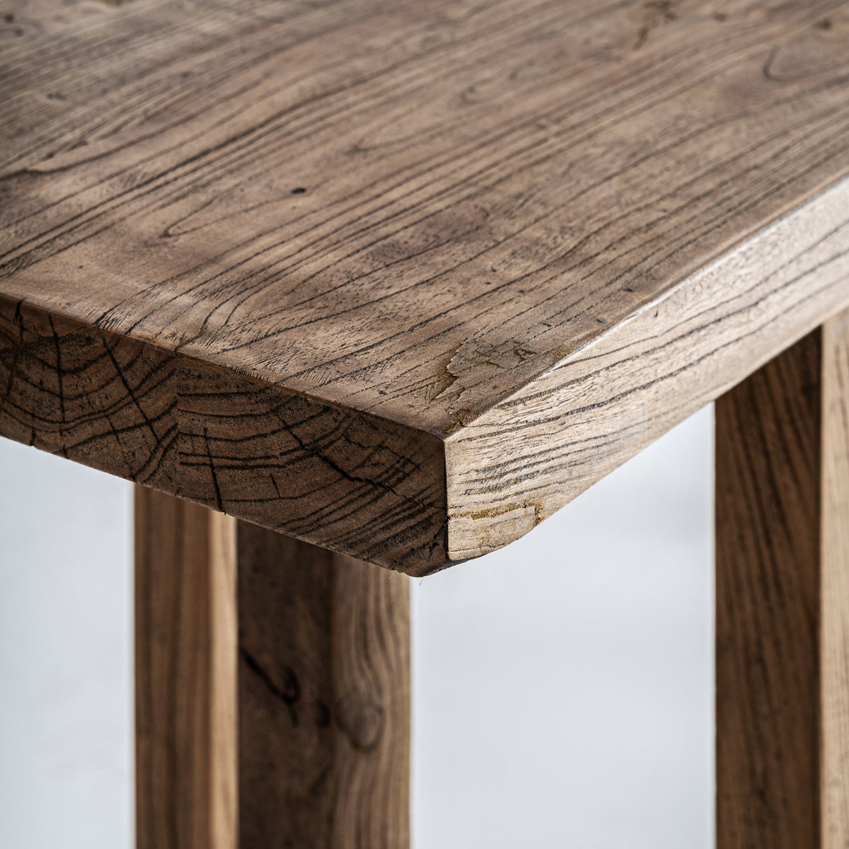 Consola de madera de olmo Mercadal 200 cm
