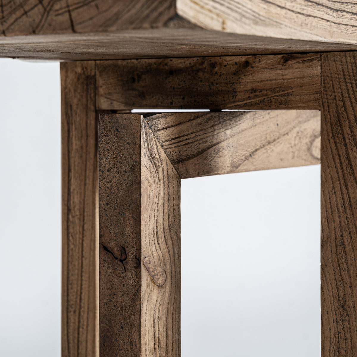Consola de madera de olmo Mercadal 200 cm