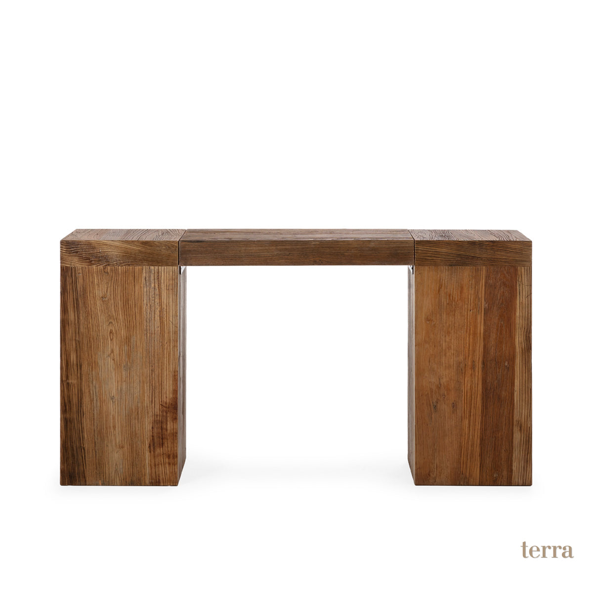 Consola de madera de olmo recuperado Benicàssim